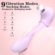 Dual-End Clitoral Stimulator-Purple