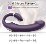 C-shaped Dual-Stimulation Vibrator-Purple