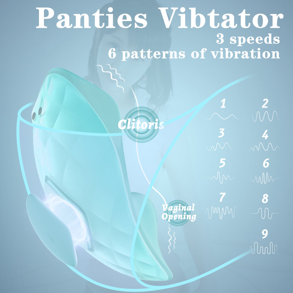 Ultra-Thin Wearable Vibrator-Blue