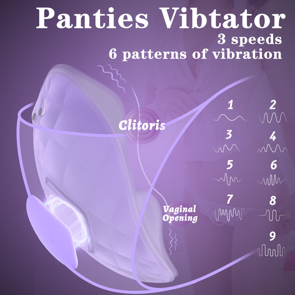Ultra-Thin Wearable Vibrator-Purple