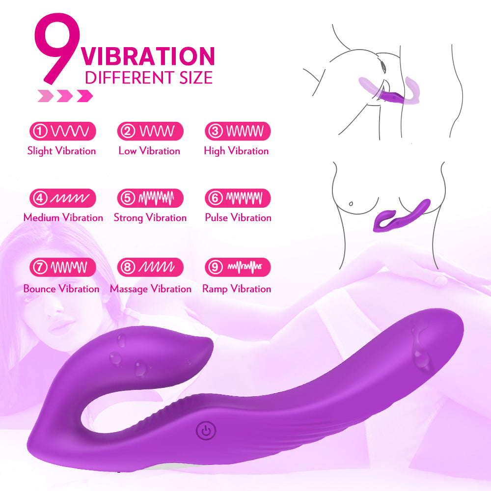 SyncedPulse Couples Vibrator-Purple