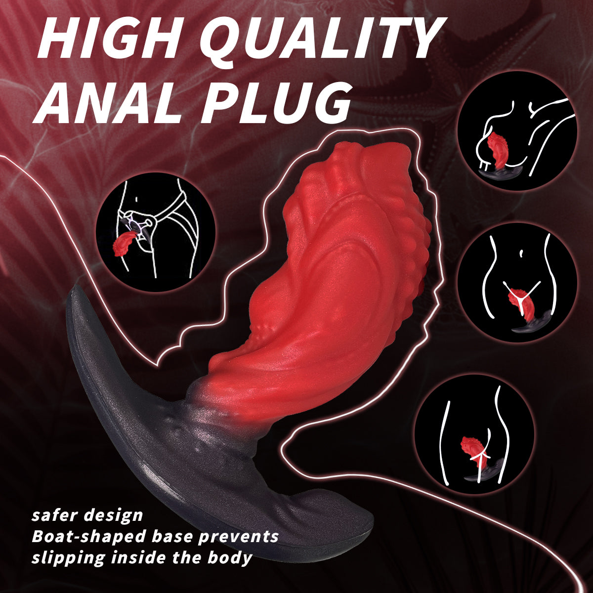 Textured Anal Training Plug