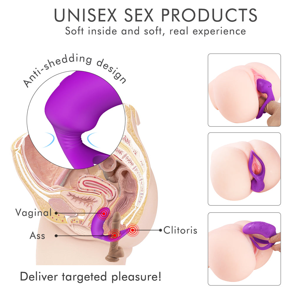 Octopus Wearable Butt Plug-Purple