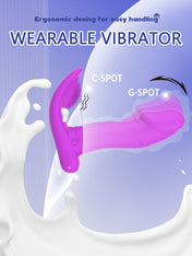 Wave Rotate Wearable Vibrator-Purple