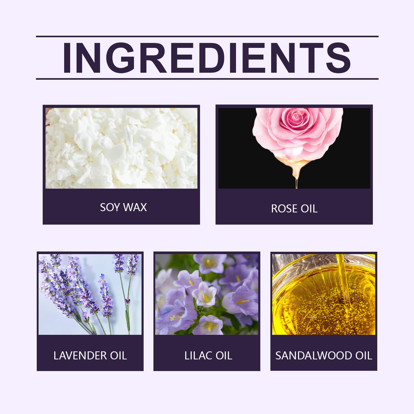 Lavender Aromatherapy Candle