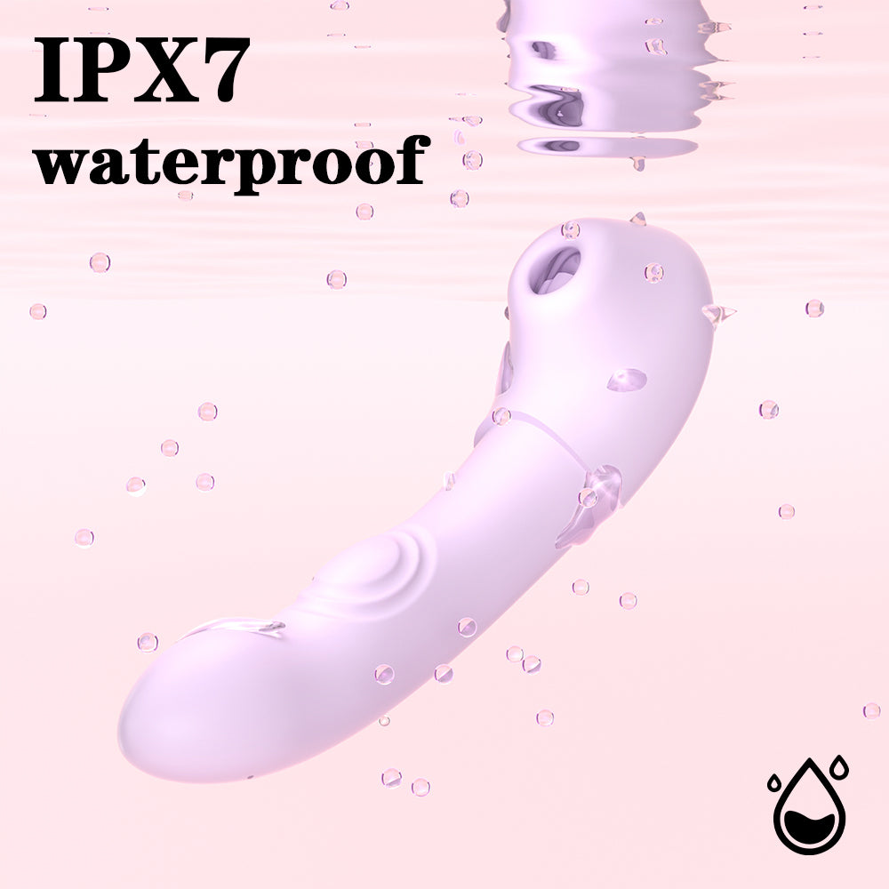 Dual-End Clitoral Stimulator-Purple