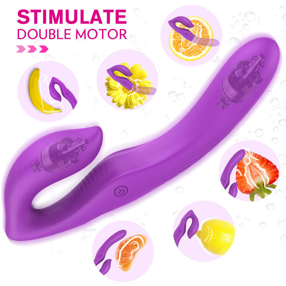 SyncedPulse Couples Vibrator-Purple
