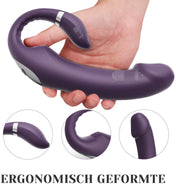 C-shaped Dual-Stimulation Vibrator-Purple