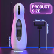 RoboStroker Telescopic Masturbator-White