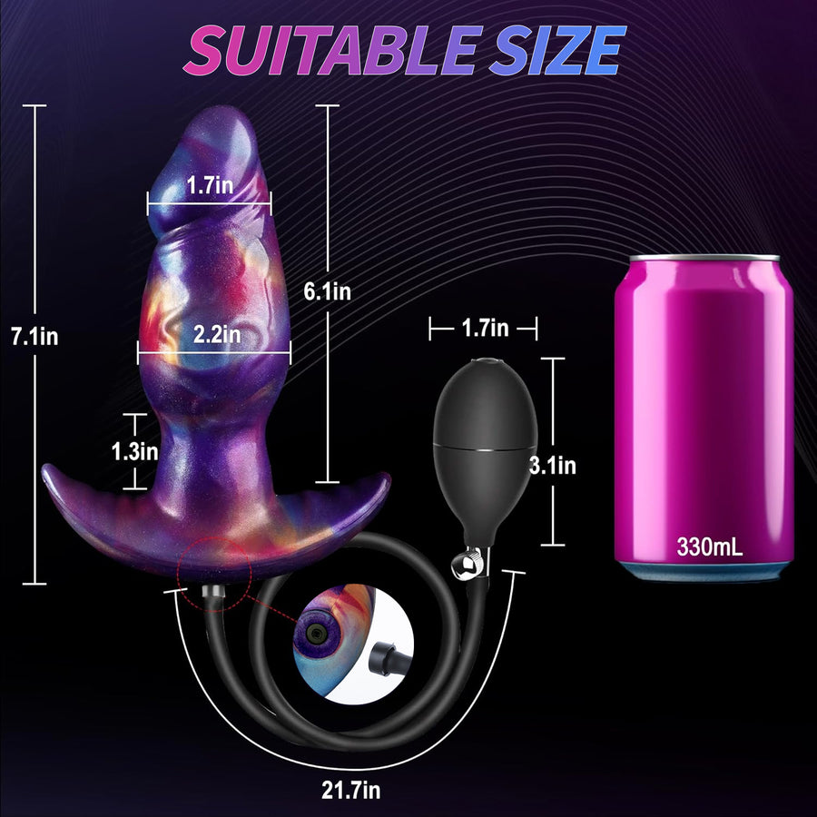 Magnetic Inflatable Butt Plug