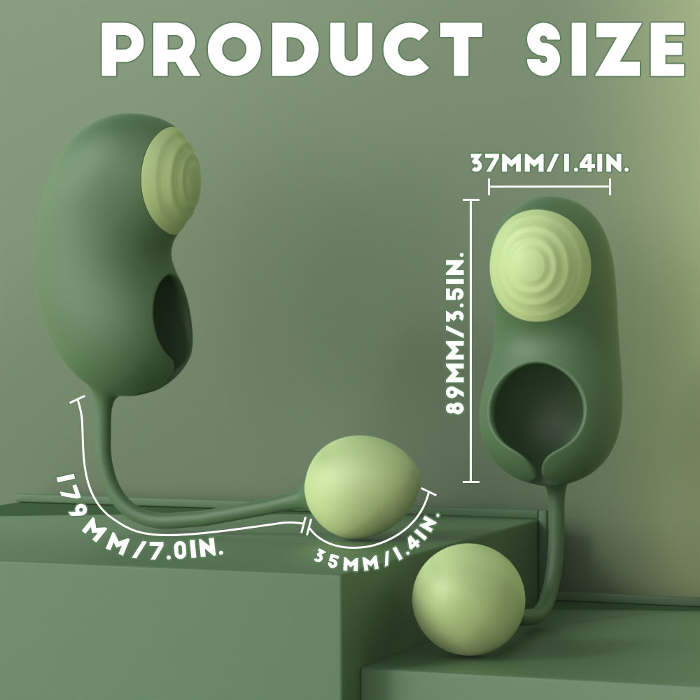 Pea Pod Pleasure Vibrator-Green