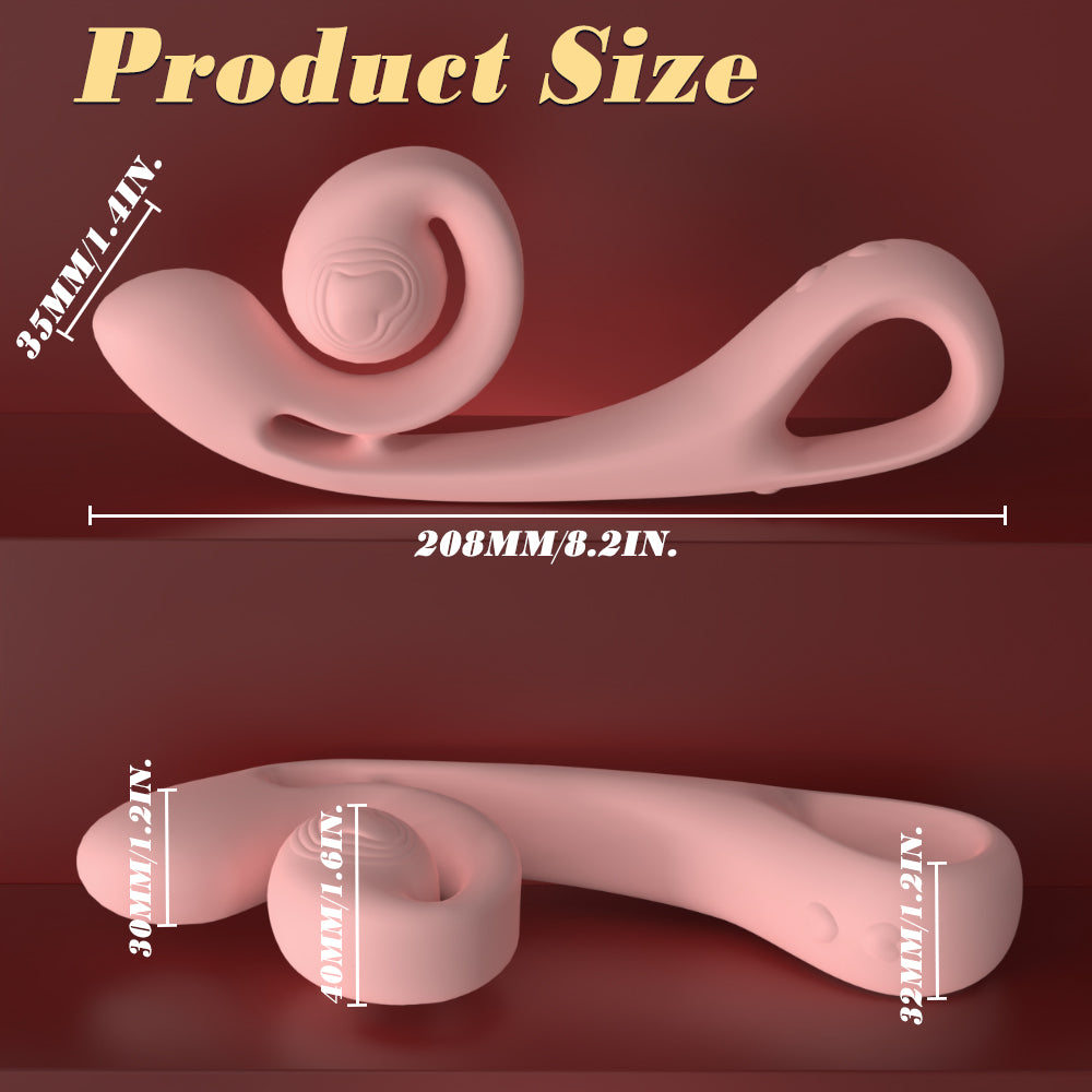 Heart Touch Rabbit Vibrator-Pink