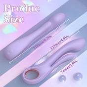 Dual Stimulation Ring Vibrator-Purple