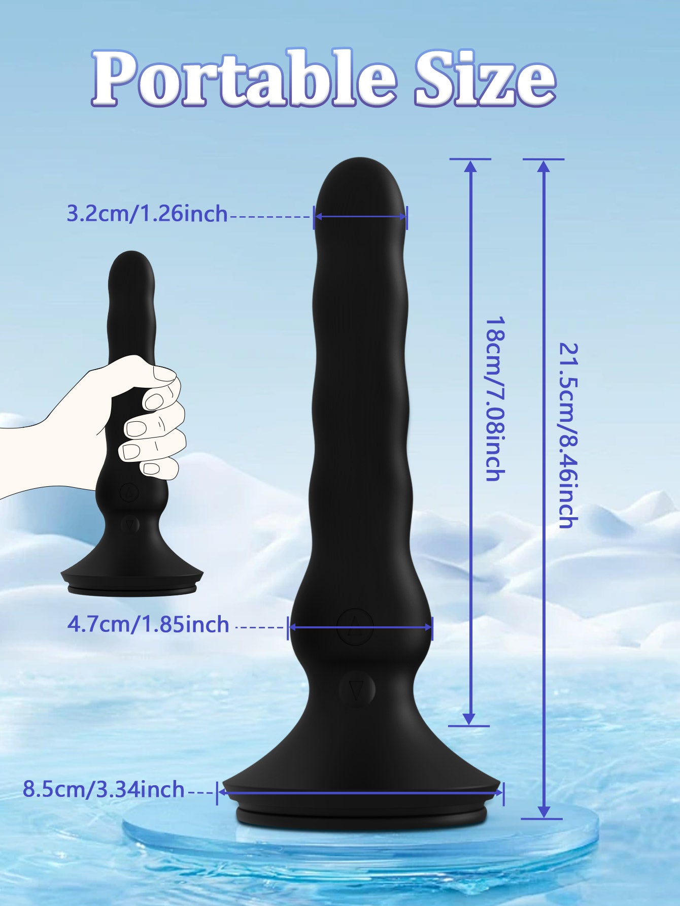 Anal Thruster Suction Cup Vibrator