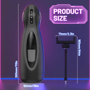 RoboStroker Telescopic Masturbator-Black