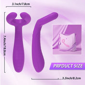 Dual Head Flexible Vibrator-Purple