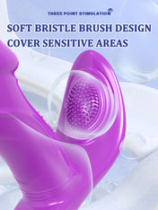 Wave Rotate Wearable Vibrator-Purple