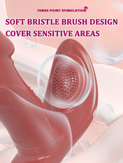 Wave Rotate Wearable Vibrator-Red