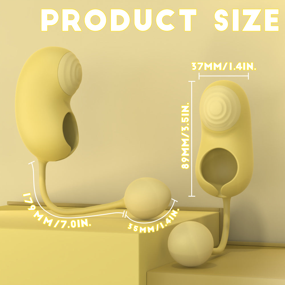 Pea Pod Pleasure Vibrator-Yellow