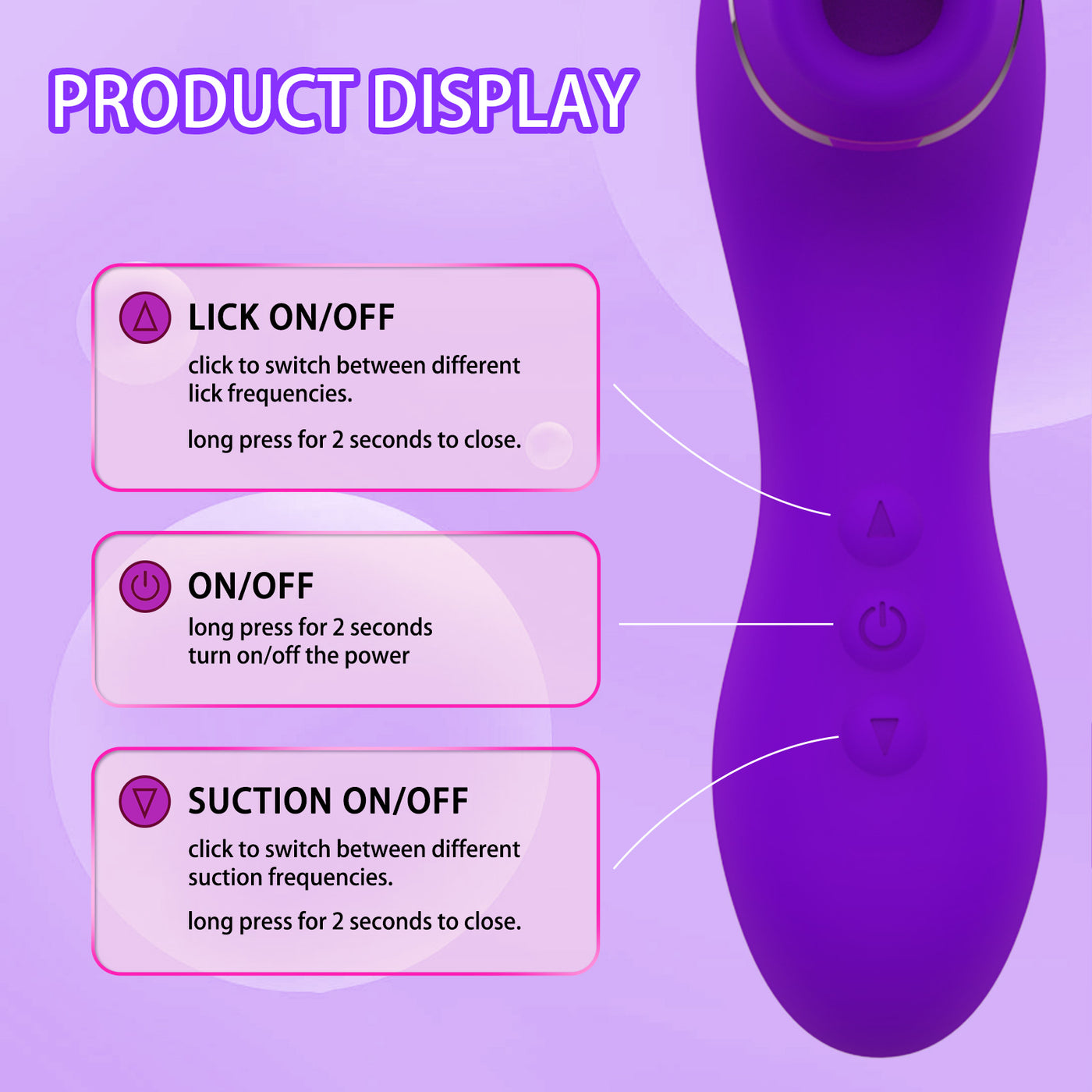 Dual Stimulation Clitoral Sucker-Purple