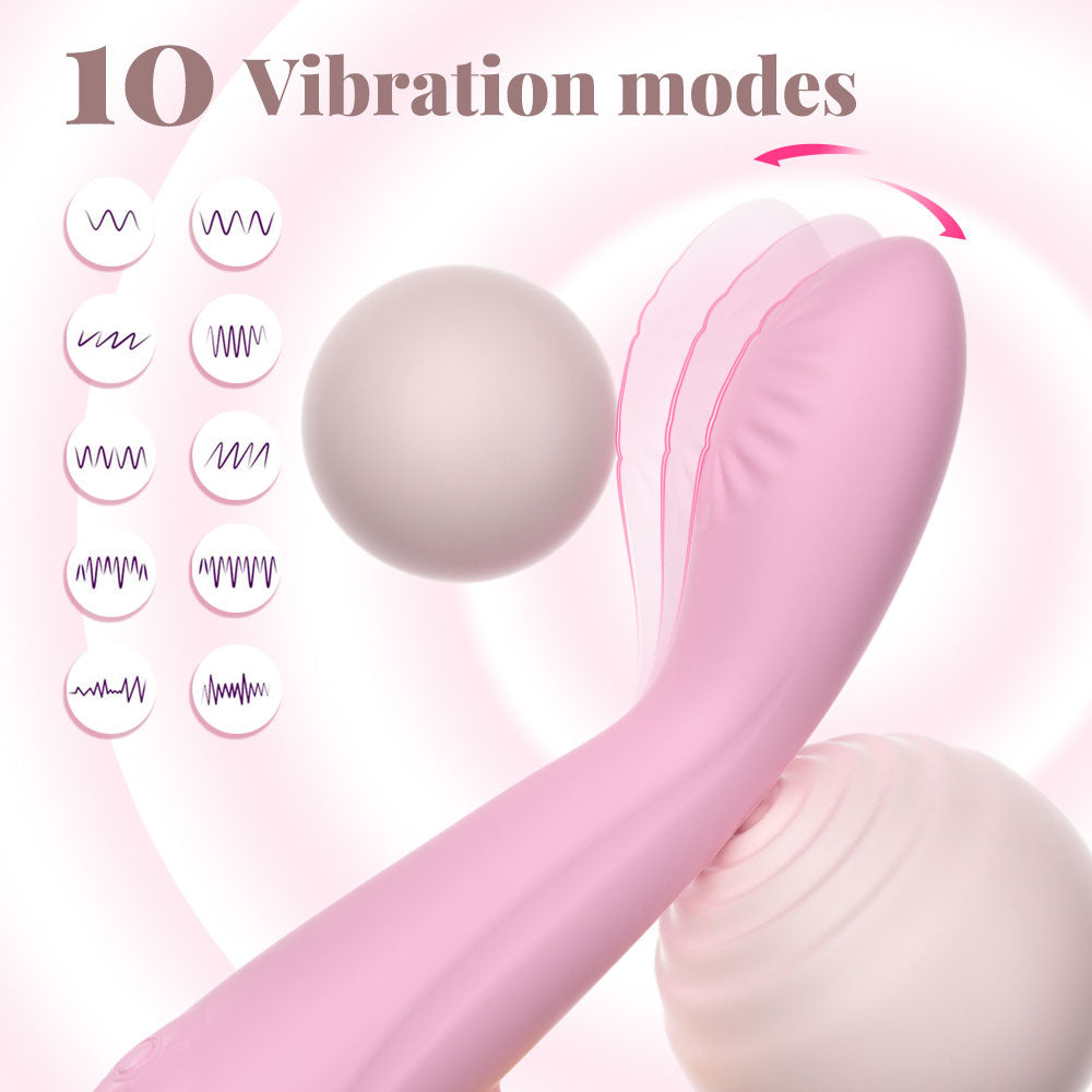 Rose Petal Finger Vibe-Pinck