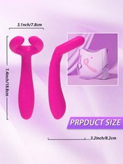 Dual Head Flexible Vibrator-Red