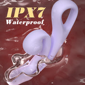 Heart Touch Rabbit Vibrator-Purple