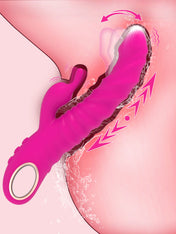 Dreamboat Triple Stimulation Vibrator-Red