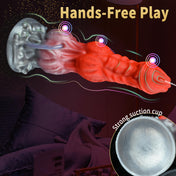 Alien Canine Ejecting Dildo-Red