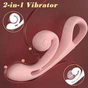 Heart Touch Rabbit Vibrator-Pink