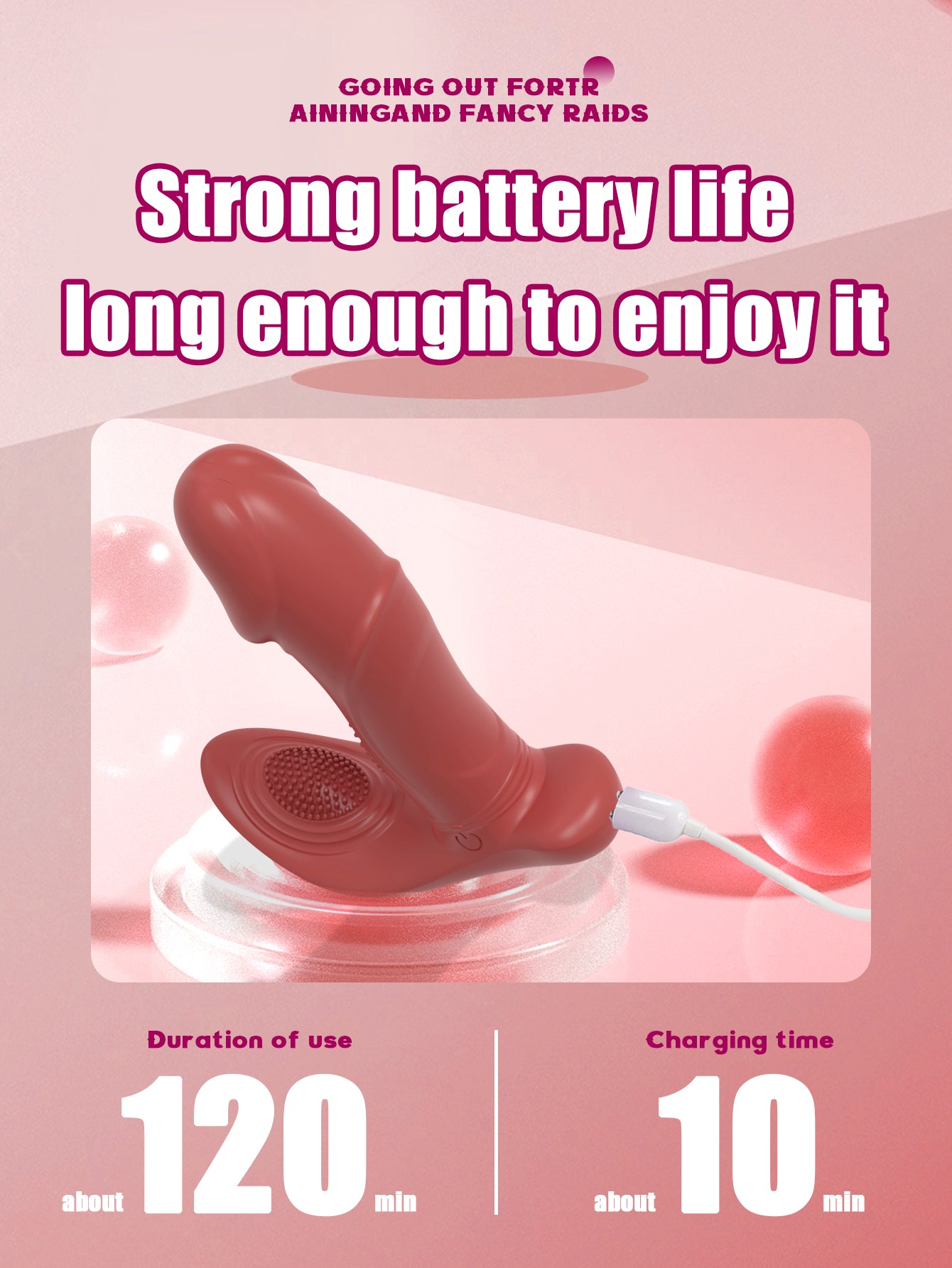 Wave Rotate Wearable Vibrator-Red