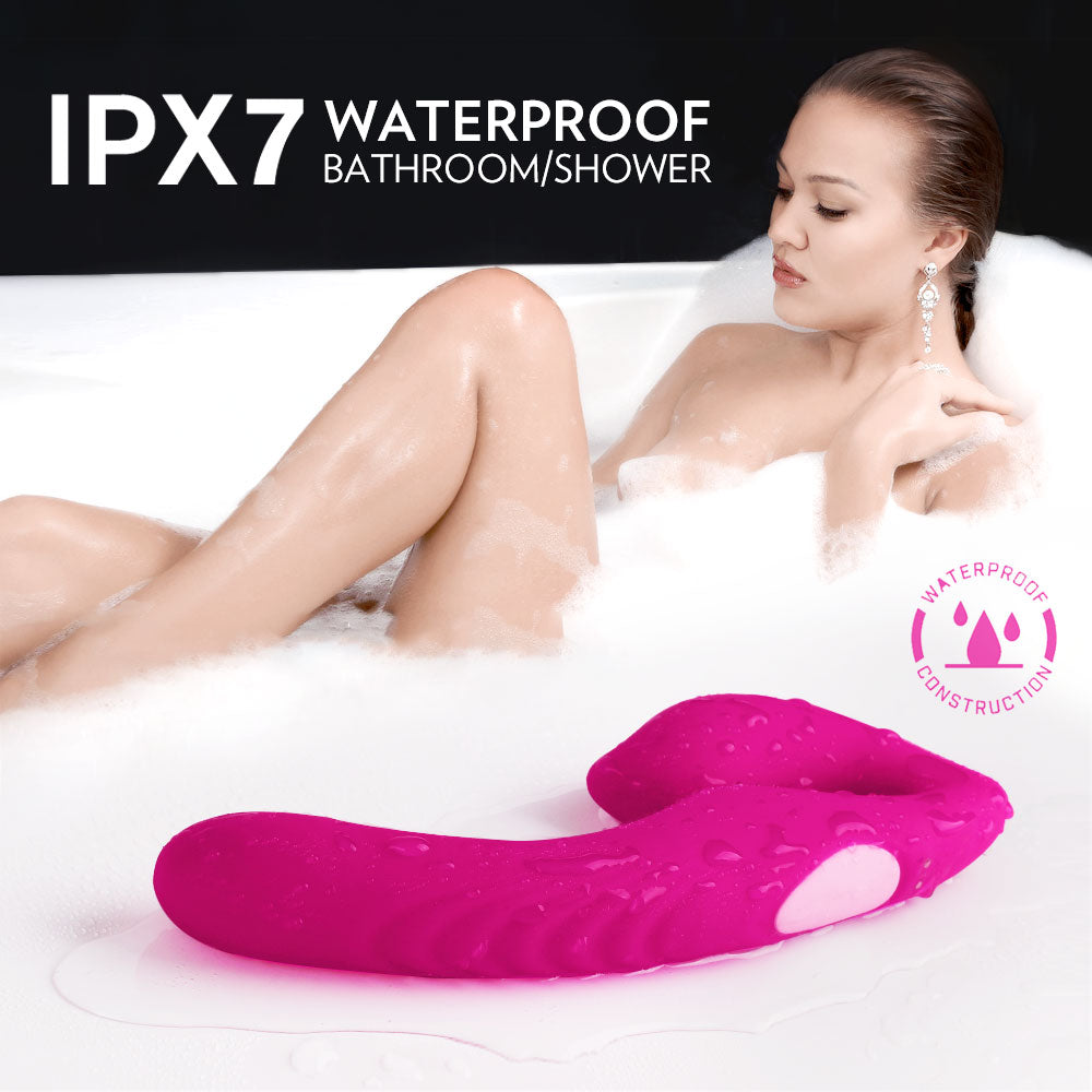 SyncedPulse Couples Vibrator-Red