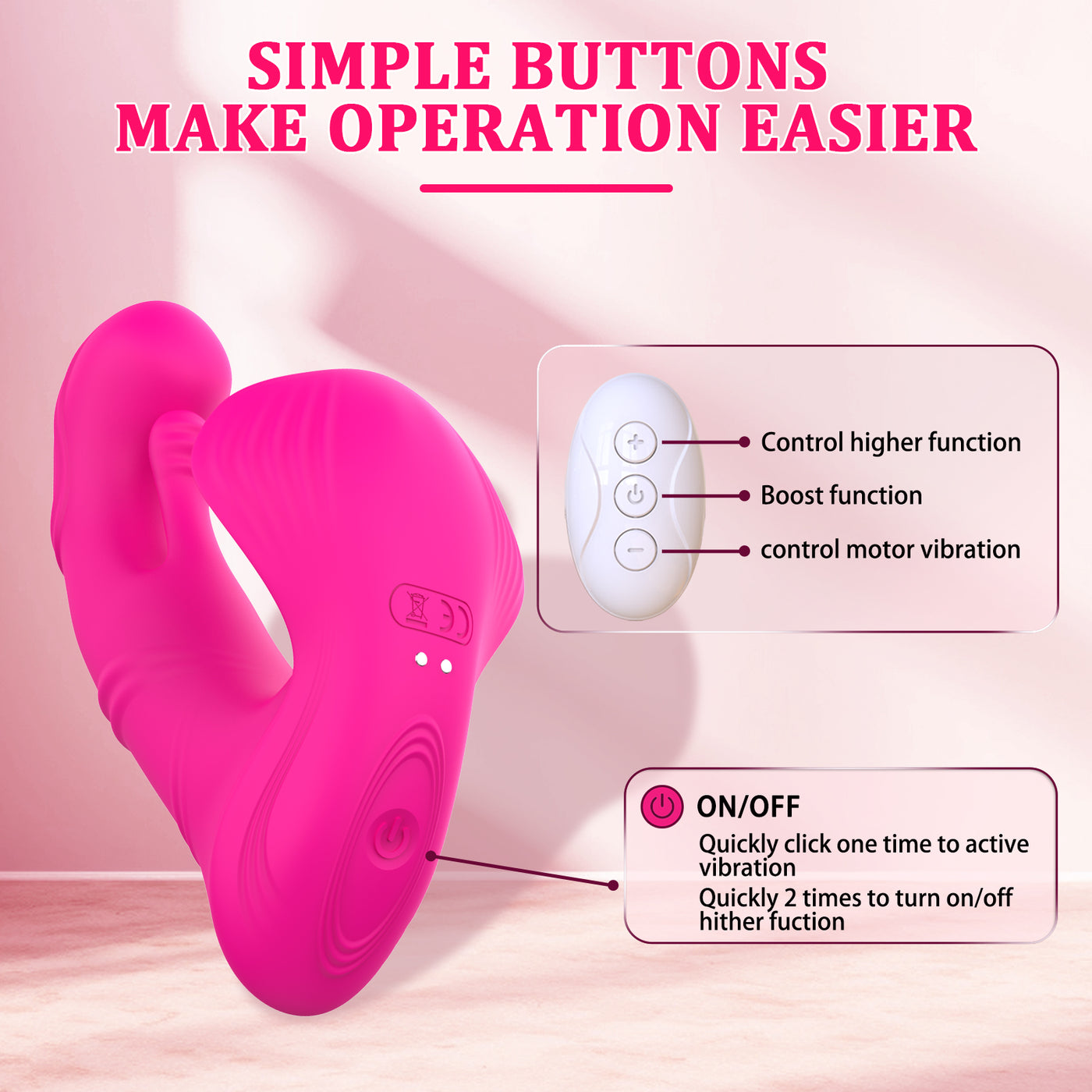 Wearable Vibrator with Remote