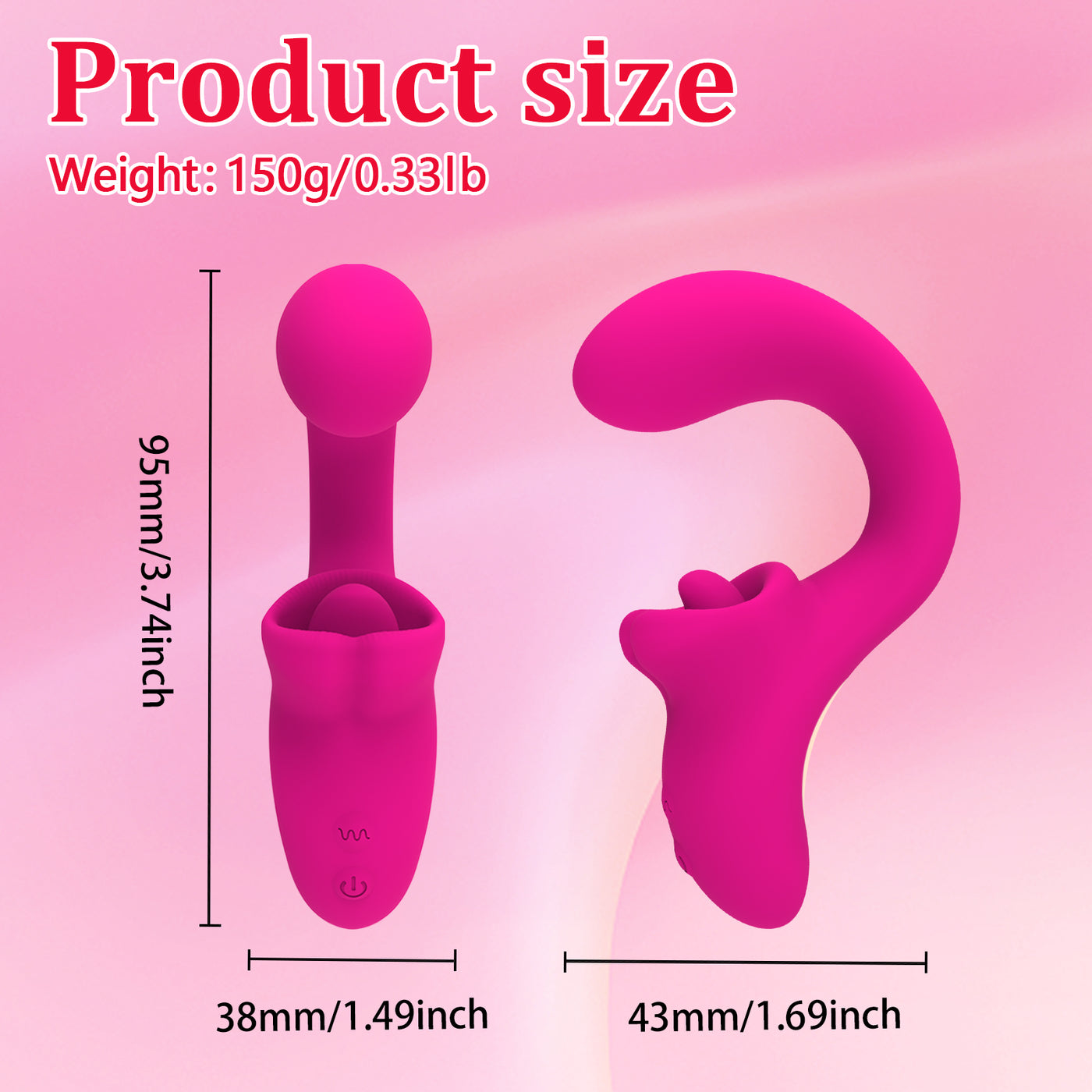 Flex-Tongue Wearable Vibrator