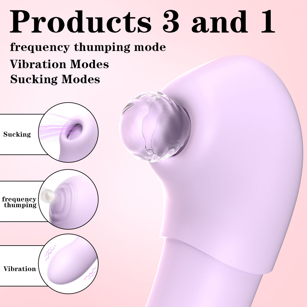 Dual-End Clitoral Stimulator-Purple