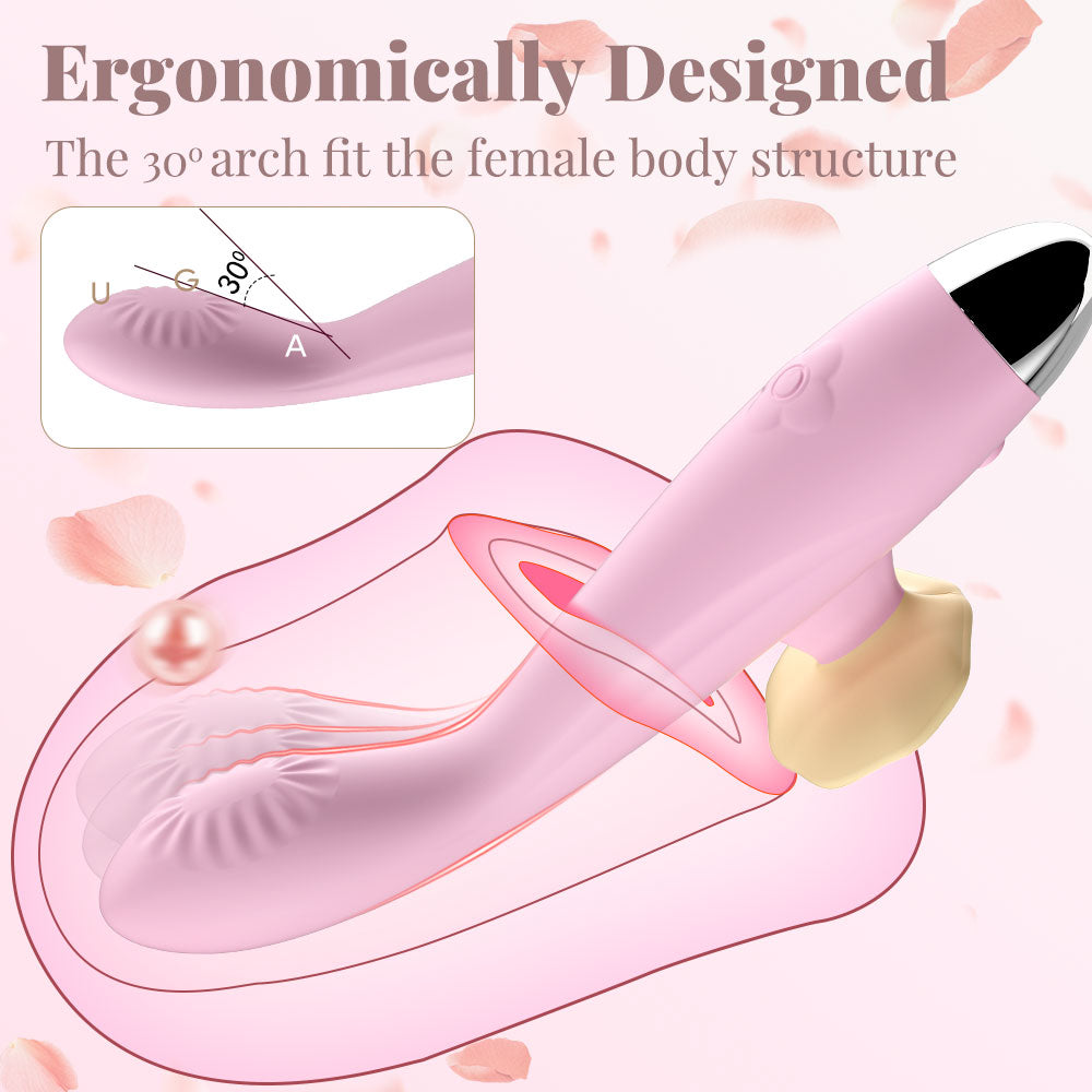 Rose Petal Finger Vibe-Pinck