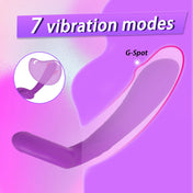 Dual Head Flexible Vibrator-Purple