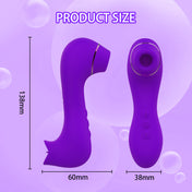 Dual Stimulation Clitoral Sucker-Purple