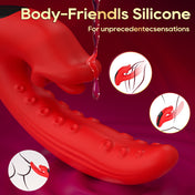 Licking Sucking 2-in-1 Vibrator