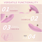 Shell Wearable Clitoral Vibrator-Pink