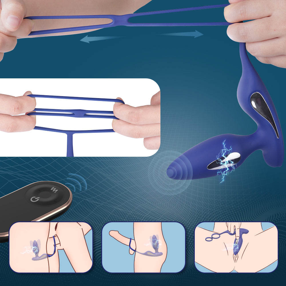 Electro Shock Prostate Plug-Blue