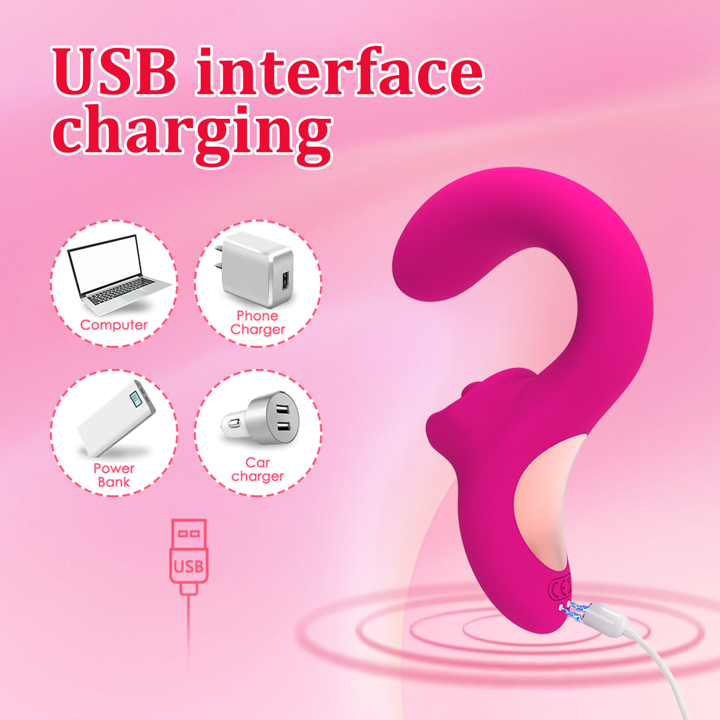 Flex-Tongue Wearable Vibrator