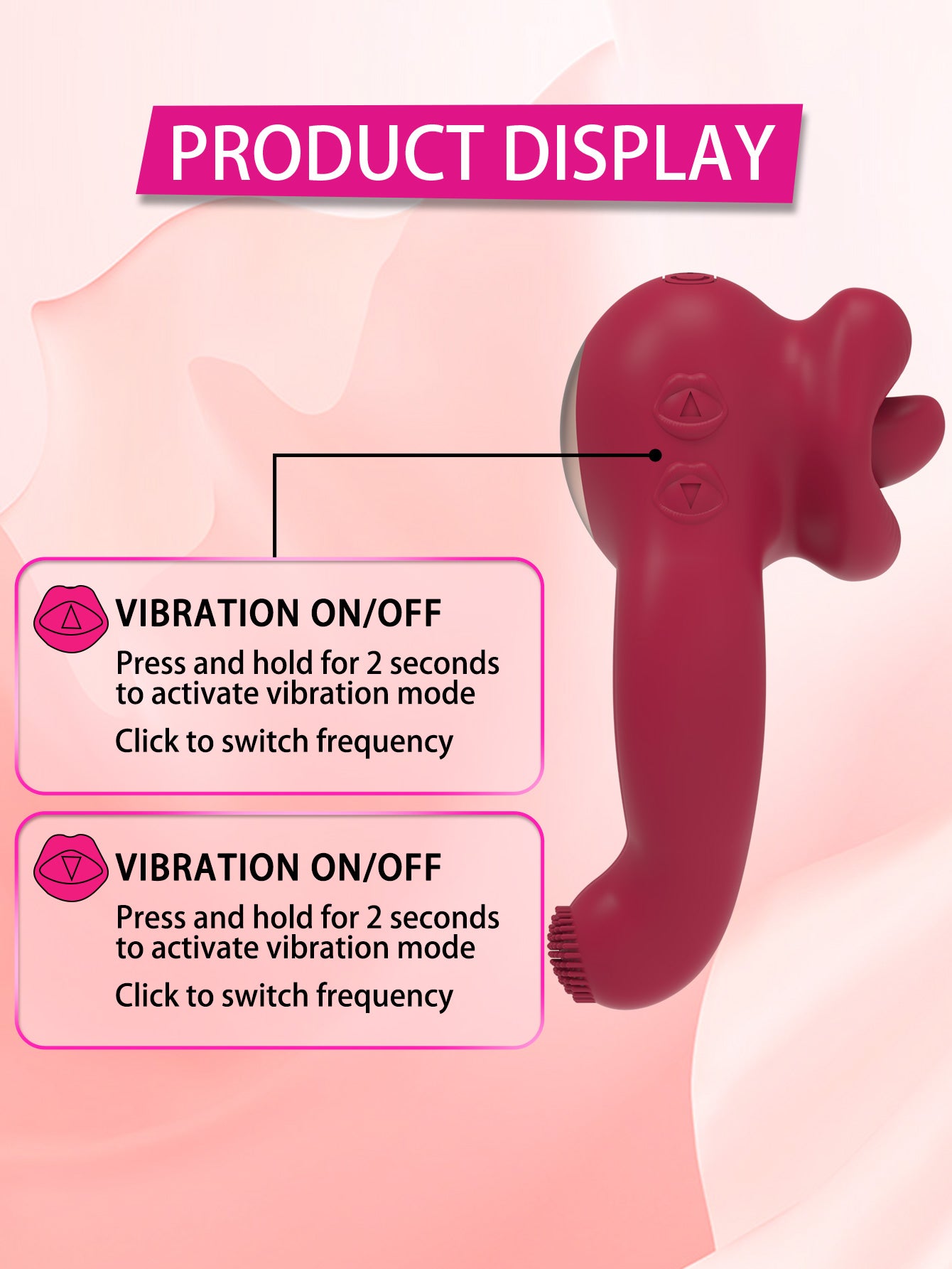 Dual Pleasure Couples Tongue-Licking Ring