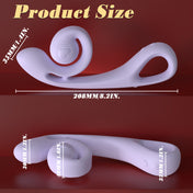 Heart Touch Rabbit Vibrator-Purple