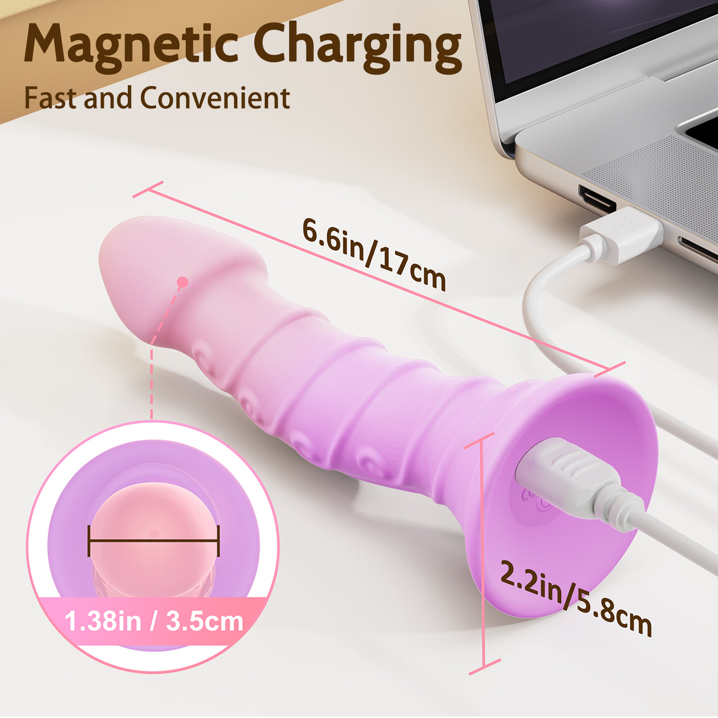 Realistic G-Spot Vibrating Dildo