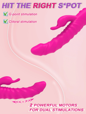 Dreamboat Triple Stimulation Vibrator-Red