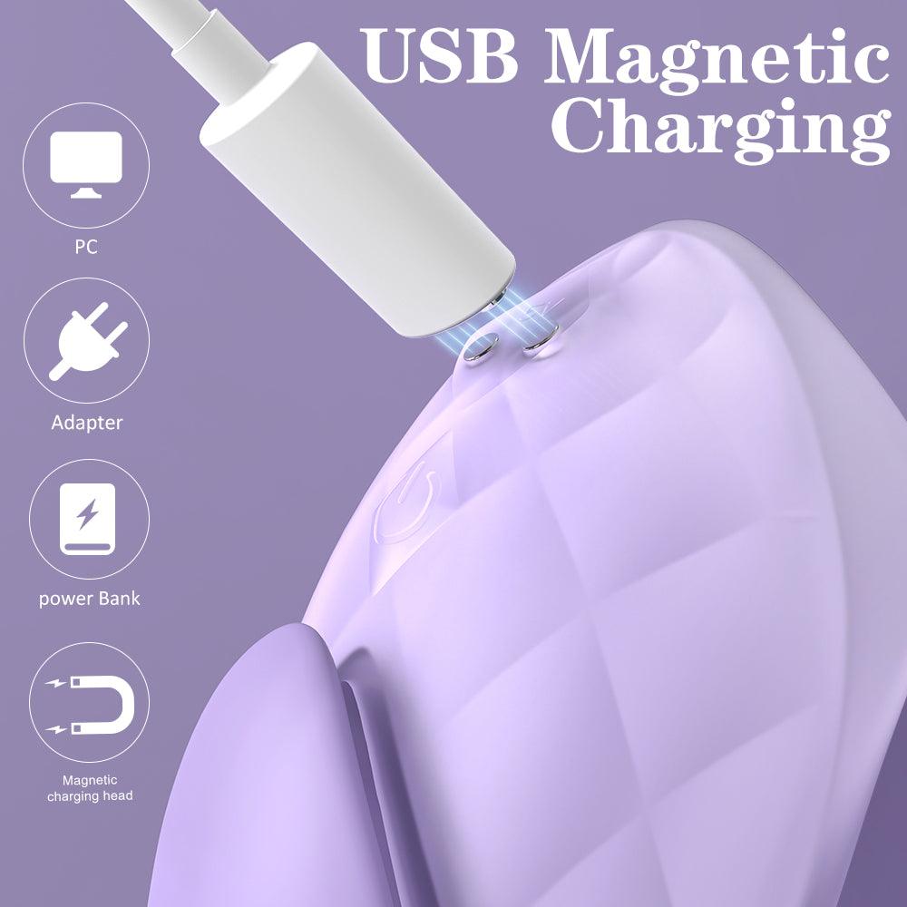 Ultra-Thin Wearable Vibrator-Purple