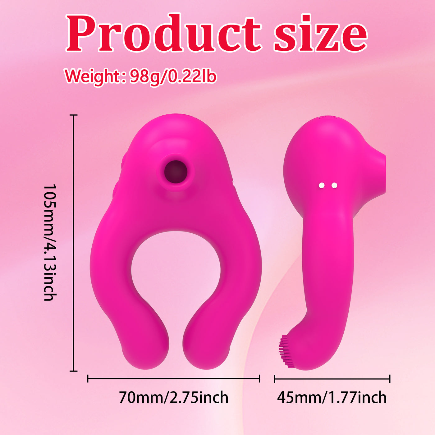 Dual Pleasure Couples Suction Ring
