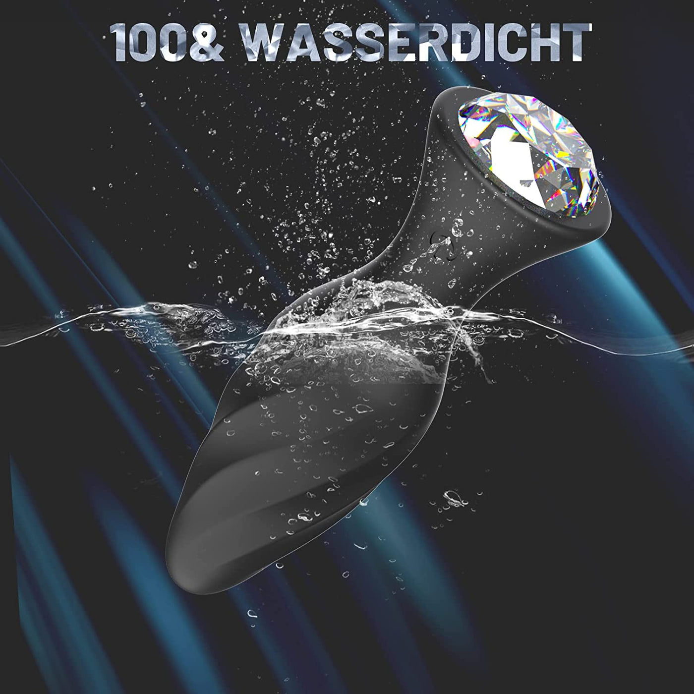 Diamond Glow Remote Control Butt Plug