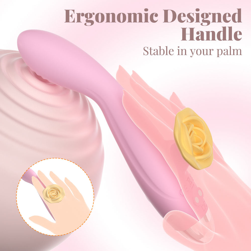 Rose Petal Finger Vibe-Pinck